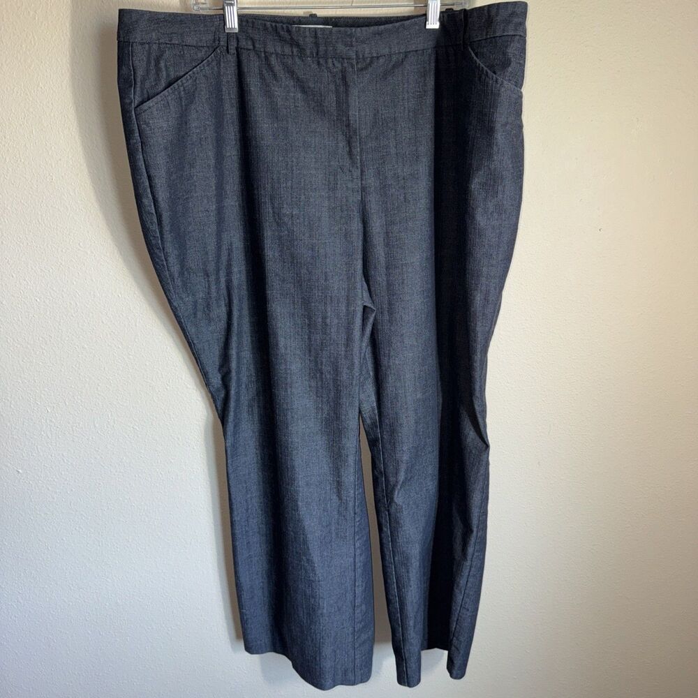 Dress Barn Women’s Flat Front Pants Black
